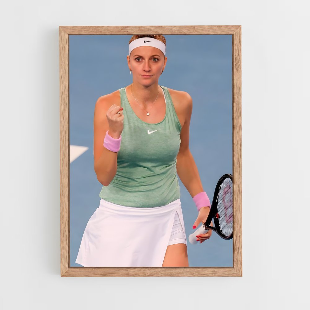 Poster Petra kvitova – affiche Tennis (vue 4)